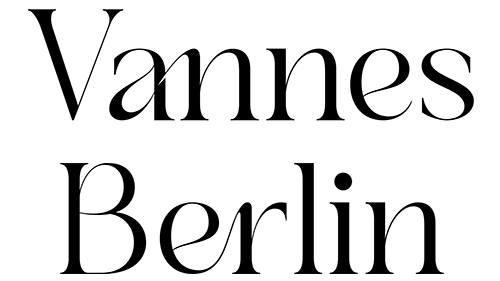 Minimalistisches Logo von Vannes Berlin – Hochwertige nachhaltige Damenmode